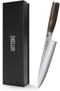 Yatoshi Chef Knife - Ultra Sharp High Carbon Stainless Steel, Hidden Tang with Pakkawood Handles