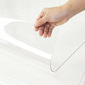 Warmstar Clear Table Cover Protector, 42 x 84 Inch, 1.5mm Thick Plastic, Rectangle, PVC, Desk Protector Mat for Kitchen, Dresser, Writing Desk, Dining Room Table