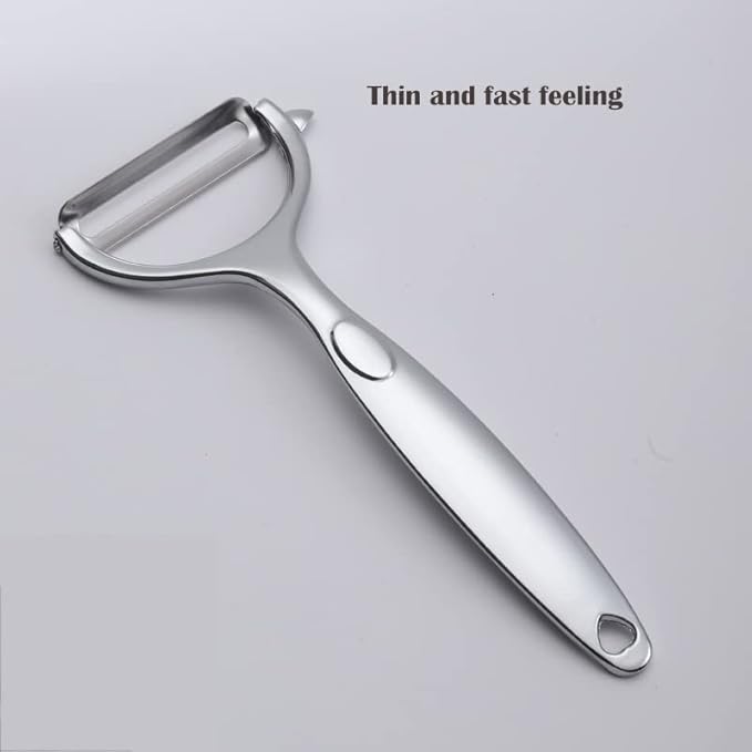 AMOUY Premium Peeler Set - Vegetable,Apple Peelers for Kitchen, Fruit, Carrot, Veggie,Potatoes Peeler,Y-Shaped Stainless Steel Peelers,with Ergonomic Non-Slip Handle & Sharp Blade,Good Sturdy (2PCS)