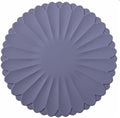 Heat-Resistant Silicone Trivet Mats, Non-Slip Hot Plate Holder for Kitchen Countertops & Dining Table, Reusable Pot Holder Pad with Secure Grip, Dishwasher Safe (Grey, Diameter: 18cm/7.09")