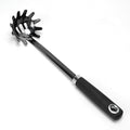 Stainless Steel Spaghetti Spoon - 12.6 Inch Pasta Spoon with Comfortable Grip Design -Metal Pasta Fork Pasta Server - Kitchen Gadgets Pasta Ladle Kitchen Tools