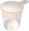 3/4 Cup (6 Oz. | 175 mL) Short Handle Scoop for Measuring Coffee, Pet Food, Grains, Protein, Spices and Other Dry Goods (Pack of 100)