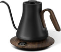 Cocinare FLOW B9 Gooseneck Electric Kettle, Precise Temperature Control for Pour-Over Coffee & Tea Brewing, Stainless Steel Interior, Rapid Heating for Boiling Water 1500W/0.9L (Obsidian Black)
