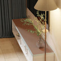 Desk Pad - 14x45 Inch Waterproof Easy to Clean Can Conceal Flaws Protector The Table Top from Scratches Used for Coffee Table Office Table Dresser(Brown+Gray 14x45)