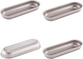 CHEFMADE Mini Loaf Pan Set, 7-Inch 4Pcs Non-Stick Hotdog-Shaped Bread and Cake Bakeware for Kitchen Baking (Champagne Gold)