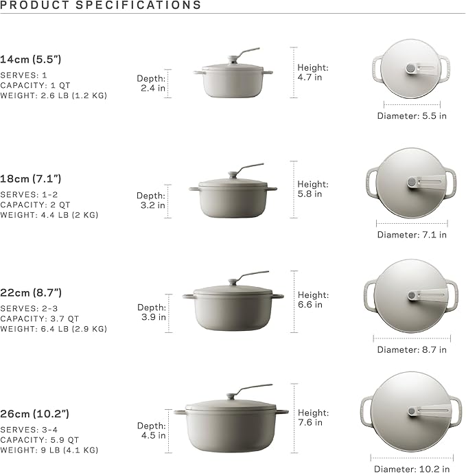 Vermicular Oven Pot 2.0 | Lightweight Enameled Cast Iron Pot | 26cm (5.9 Qt) | Non-Toxic | Induction-compatible | Dutch Oven | Made in Japan | Deep Ocean Blue