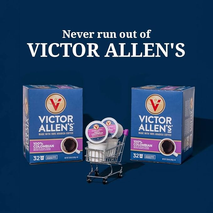 Victor Allen's Coffee Pumpkin Spice Flavored, Medium Roast, 80 Count, Single Serve Coffee Pods for Keurig K-Cup Brewers