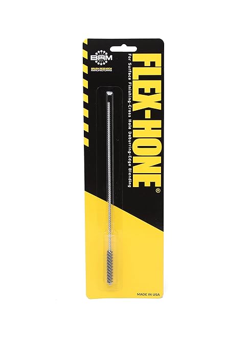 Brush Research BC5M800 FLEX-HONE®, 0.197" (5mm) Diameter, 800 Grit, Silicon Carbide, for Mild Steel, Stainless Steel, Cast Iron and Softer Ferrous Materials
