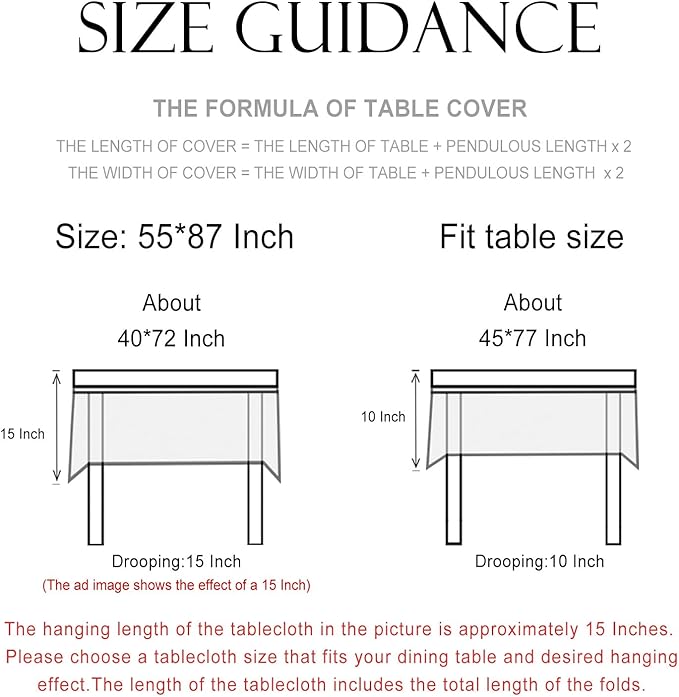 patdrea Designer Green Rectangle Tablecloth,Framhouse Vintage French Violets Pattern Tablecloths,Elegant Floral Table Cover Decor for Kitchen Dining Christmas,Party,Thanksgiving,55"x87"-Tara a