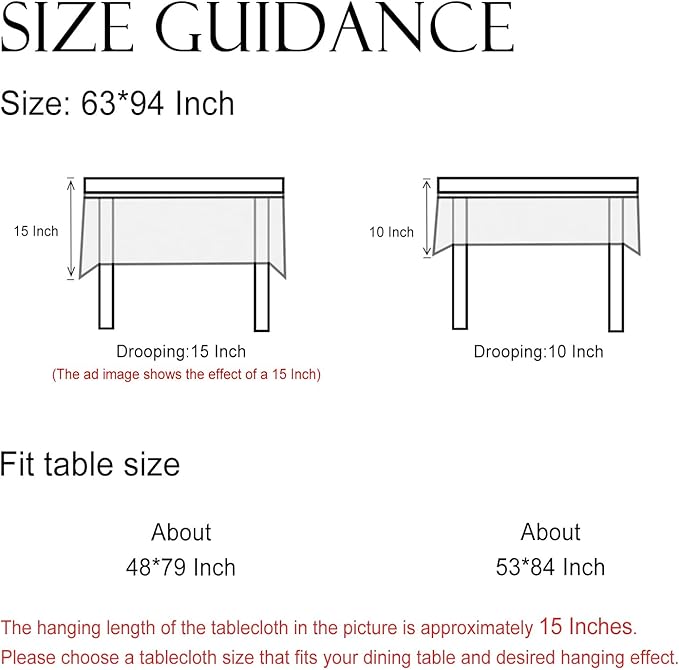 ISAENNE Designer Vintage Linen Long Rectangle Tablecloth,Floral and Bird Pattern Elegant Table Cloth,Fall Wrinkle Resistant Decor Tablecloths for Dining Kitchen Christmas,63"*94"-Murad A