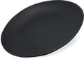 Carlisle FoodService Products Ridge Reusable Plate Salad Plate, Rimless Plate for Home and Restaurant, Melamine, 9 Inches, Slate