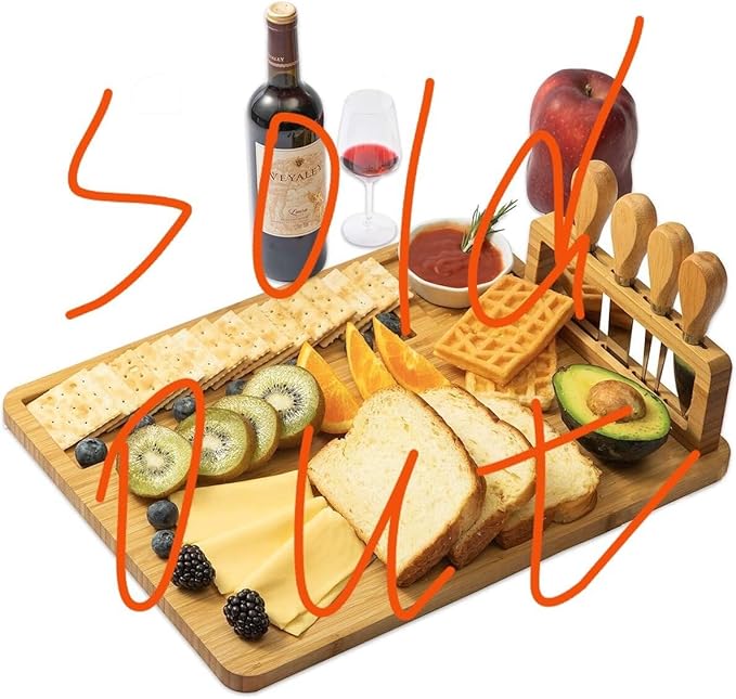 Cutting Board Wood Chopping Board Double Sided Charcuterie Boards Serving Board Kitchen Essential House Warming Hostess Host Gift Serving Tray for Christmas Wedding Birthday Anniversary Cyan
