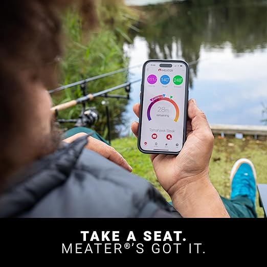 MEATER Pro: Smart Bluetooth Wireless Meat Thermometer Digital | 1000°F Heat Resistance | Long Range | Certified Accuracy | BBQ, Oven, Grill, Smoker, Air Fryer, Deep Fryer