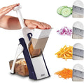 DASH Safe Slice Mandoline for Vegetables, Meal Prep & More with 30+ Presets & Thickness Adjuster, Midnight Navy