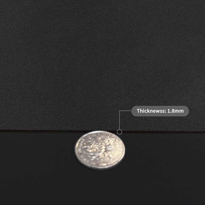 Dresser Covers - 17x78 Inch Waterproof Easy to Clean Can Conceal Flaws Protector The Table Top from Scratches Used for Coffee Table Dresser(Black+Black 17x78)