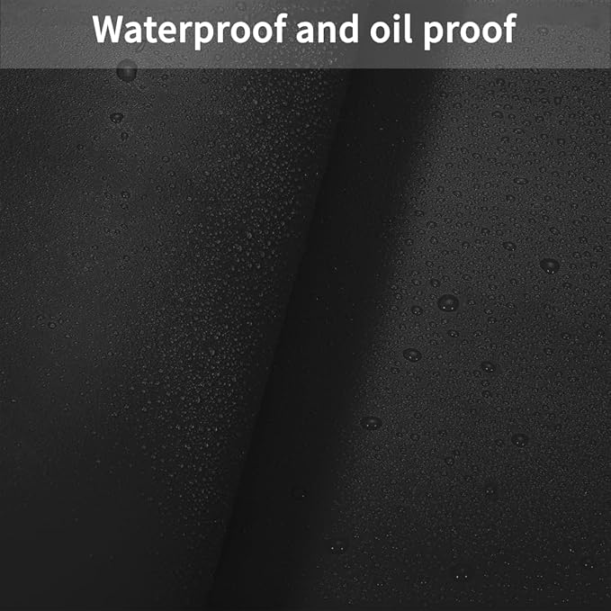 Leather Table Cover,1.8mm Thick,40x60 Inch Table Protector,Table Protector for Dining Room Table,Table Pads for Dining Room Table Rectangular.(Black+Black,40x60)