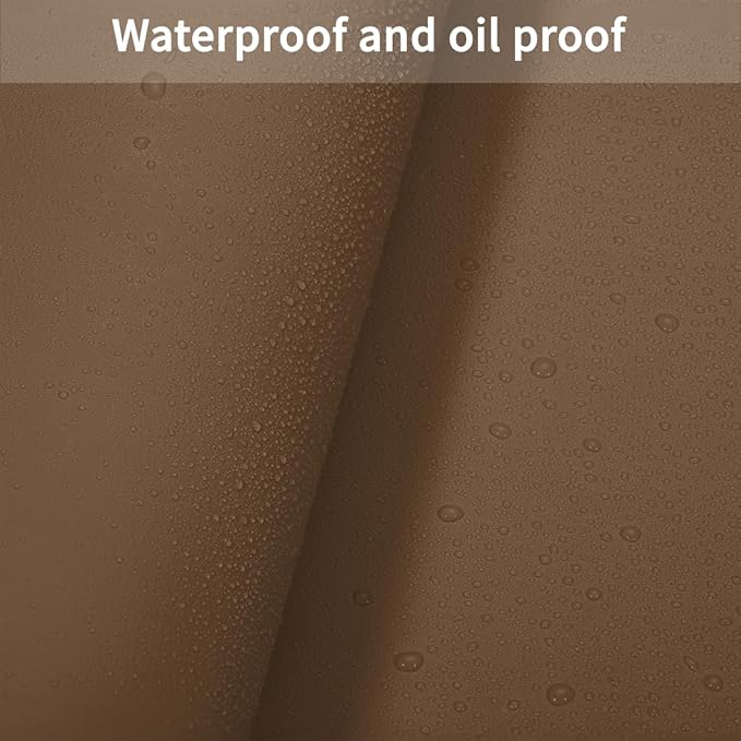Vanity Cover Top Protector - Can Be Used On Both Sides Waterproof and Easy to Clean Good Flatness Used for Dresser Table(Mud Color+Champagne Gold 10x60)