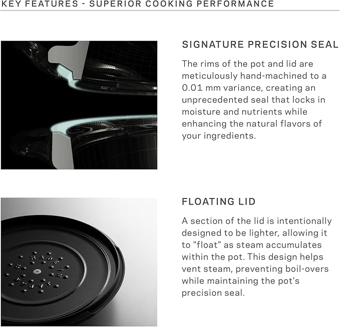 Vermicular Oven Pot 2.0 | Lightweight Enameled Cast Iron Pot | 26cm (5.9 Qt) | Non-Toxic | Induction-compatible | Dutch Oven | Made in Japan | Sea Salt White