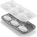Nax Caki 3D Football Ice Cube Tray, Large Football Silicone Fun Shapes Whiskey Ice Mold with Funnel for Cocktails, Bourbon,Brandy, Whiskey Gifts for Men