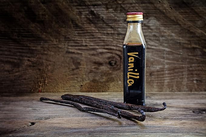 1/2 LB Vanilla Beans - Whole Extract Grade B Pods for Baking, Homemade Extract, Brewing, Coffee, Cooking - 8 Ounces | (Tahitian)