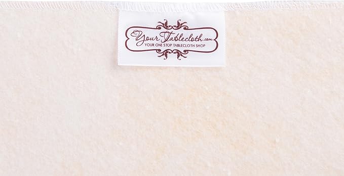 Yourtablecloth Heavy Duty Vinyl Rectangle or Square Tablecloth – 6 Gauge Heavy Duty Tablecloth – Flannel Backed – Wipeable Tablecloth with Vivid Colors & Many Sizes 52 x 120 Stone