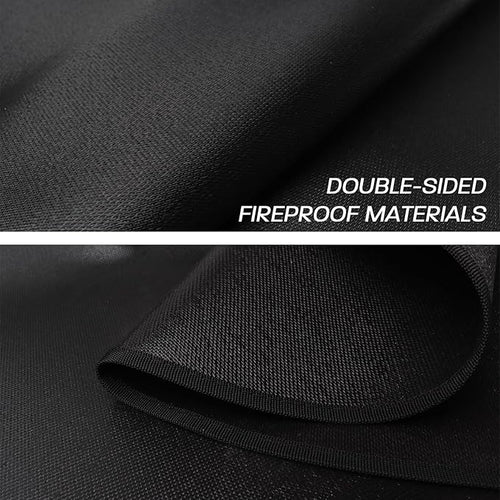48" Fire Pit Mat for Solo Stove Yukon, Round Fireproof Under Grill Mats for Outdoor Grill, Portable Camping Stove Mat for Solo Stove Accessories