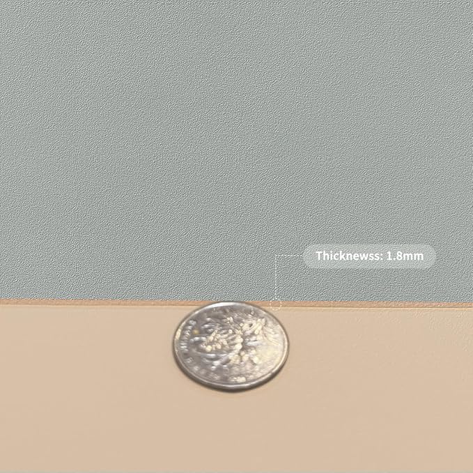 Dresser Protector - Can Be Used On Both Sides Waterproof and Easy to Clean Good Flatness Used for Dresser Table(Light Brown+Gray 10x48)