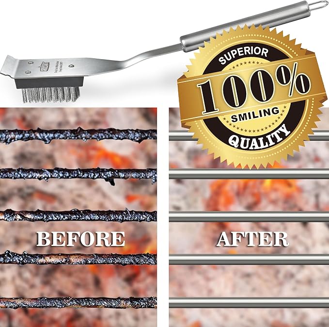 GRILLART Grill Brush and Scraper Replacement Head - 2PCS