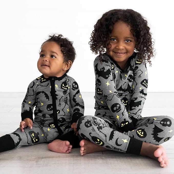 Little Sleepies Pajamas for Baby Boys & Girls, Viscose from Bamboo Baby Pajamas, Preemie & Newborn Sleepers, 2-Way Zipper PJs