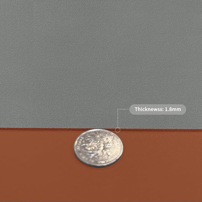 Table Pad Protector for Dining Room Table - Can Be Used On Both Sides Waterproof and Easy to Clean Good Flatness Used for Dining Table(Brown+Gray 54x72)